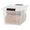 IRIS® 20.5qt. Buckled Clear Boxes with Clear Buckle Lids, 6ct.